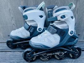 Oxelo Decathlon riedučiai „fit500“, pilki, 38 d.