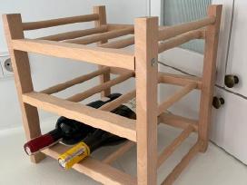 Ikea medinė lentyna vynui