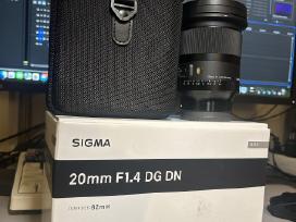 Sigma 20mm f1.4 (e-mount Sony) Dg Dn Art