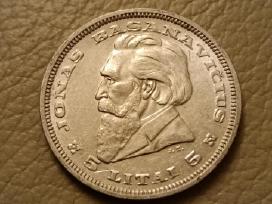 5 litai tarpukario 1936 m. J. Basanavičius