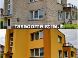 Fasadų šiltinimas, dekoras, klinkeris. Klaipėda