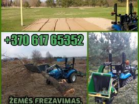 Žemės frezavimas, šakų smulkinimas ir kt. Klaipėda