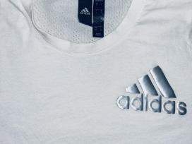 Adidas balti medvilniniai marškineliai S dydzio