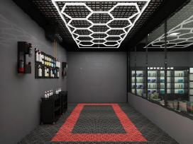 Hexagon LED Korio tipo šešiakampis apšvietimas