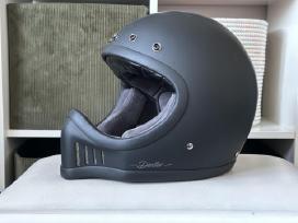 Motociklo šalmas Dexter retro stiliaus dydis M 50€
