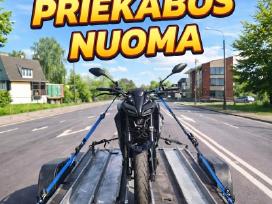 Priekaba motociklui pervežti