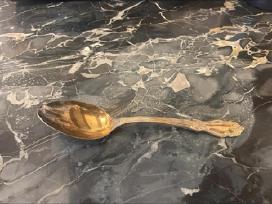 Melchiorinis auksuotas šaukštas