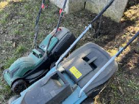 Veikiančios vejapjovės laidinės makita ir parkside