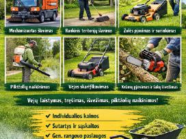 Siūlome profesionalias aplinkos tvarkymo paslaugas
