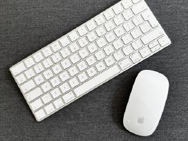 Apple belaidė klaviatūra + Magic Mouse dovanų