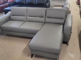Odiniai Baldai kampas sofa lova komplektas