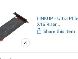 Linkup Pcie4 Riser Cable
