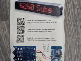 LED modulis su mikro kontroleriu