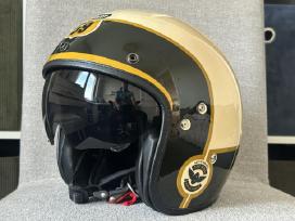 Retro motociklo šalmas Dexter Custom M dydis