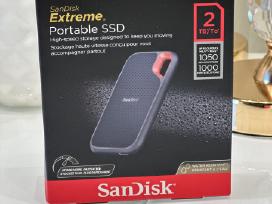 Sandisk Extreme Portable SSD 2tb išorinis diskas.