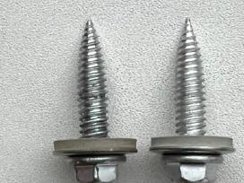Bi-metaliniai savisriegiai saulės elektrinėms