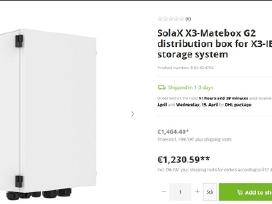 Solax X3-matebox G2 back-up box