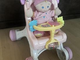 Dovanojam Fisher Price stumduką ir vežimėlį lėlei