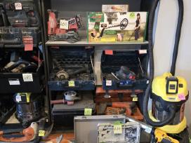 Platus pasirinkimas: Bosch, Hilti, Dewalt ir kitu