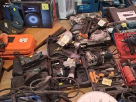 Platus pasirinkimas: Bosch, Hilti, Dewalt ir kitu