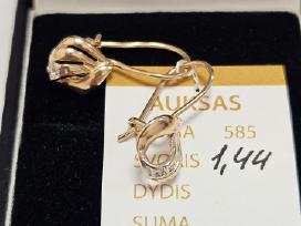 Auksiniai auskarai - nuo 63 Eur.
