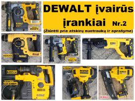 Dewalt įvairūs įrankai 10 modelių