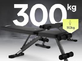 Universalus suoliukas ir hanteliai 2x15kg