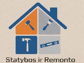 Statybos ir apdailos darba