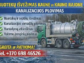 Nuotekų išvežimas Kaune ir Kauno rajone
