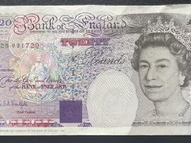 Dvidešimt svarų sterlingų £20 twenty pound 1993