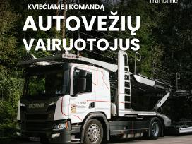 Ieškomi patyrę autovežio vairuotojai