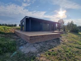 Karkasinis - modulinis 50m2 A klasės namas
