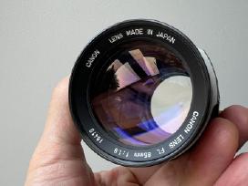 Canon fl 85mm f 1.8 objektyvas