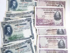 Pesetos 1925-1928m Ispanija