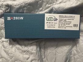 Galingas LED maitinimo blokas 24v 200w Ip65 – atsp