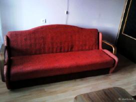 Miegama sofa + 2 foteliai + stalas