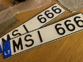 Valstybiniai automobilio numeriai