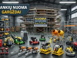 Įrankių Pastolių Priekabų nuoma Gargždai