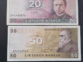 Parduodu 1991 m. 10, 20, 50, 100 litu rinkinuka