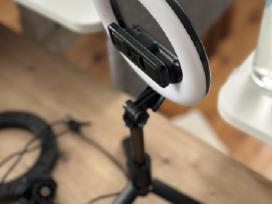 Žiedinės LED lempos (Ring Lights) su trikoju