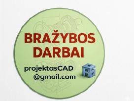 Techninių brėžinių braižymas Solidworks Autocad
