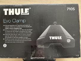 Thule eco clamp skersiniai + 2 laikikliai