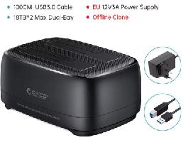 Orico išorinį diskų dėklą (docking station)