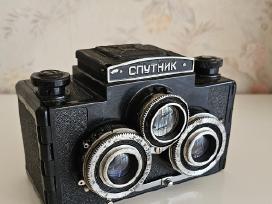 Vintažinis Sputnik Stereo Lomo fotoaparatas 120mm.