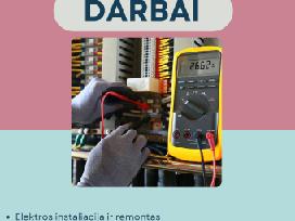 Elektros darbai, skubus remontas
