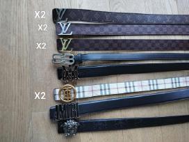 Diržai Louis Vuitton, amiri, Burberry, balenciaga,