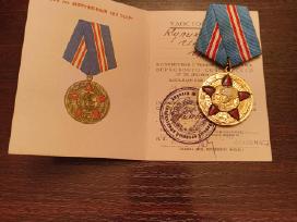 CcCCCP medalis su dokumentu - išduotu Lietuviui