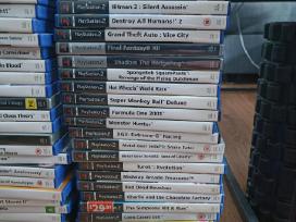 Playstation 2 žaidimai, beveik visi su manualais