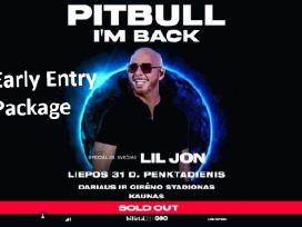 Pitbull 2 bilietai Early Entry 2026.07.31 Kaunas.