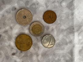 Pasaulio monetų rinkinys 5 monetos